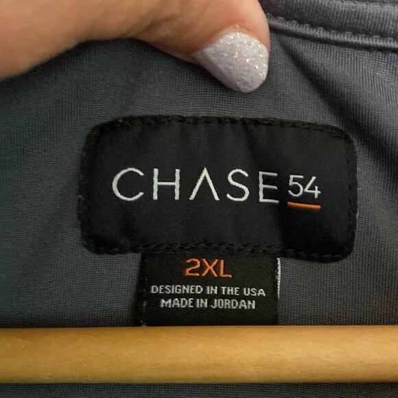 Chase54 Gray Golf Polo Size 2XL Excellent Condition - Picture 6 of 7